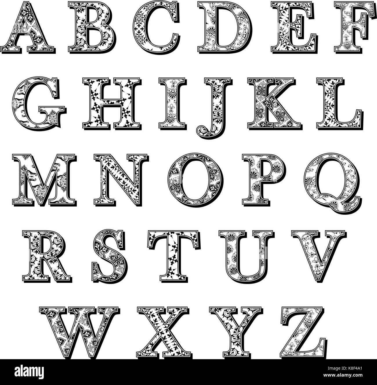 Alphabet letters design hi-res stock photography and images - Alamy