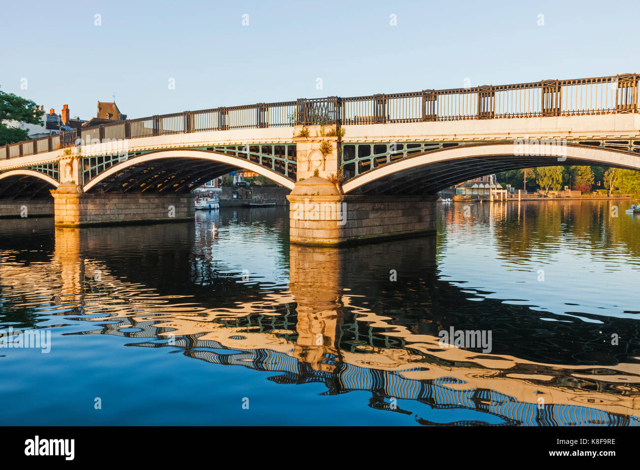 England, Berkshire, Windsor, Windsor Town Bridge Stock Photo