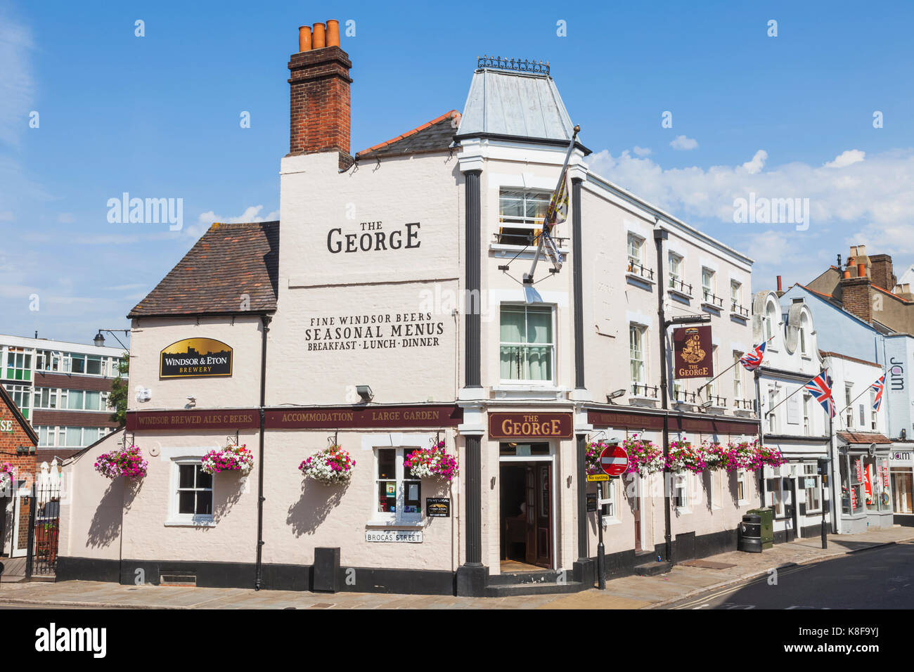 England, Berkshire, Eton, The George Pub Stock Photo