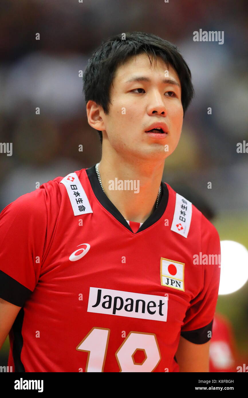 Osaka, Japan. 17th Sep, 2017. Taishi Onodera (JPN) Volleyball : FIVB ...