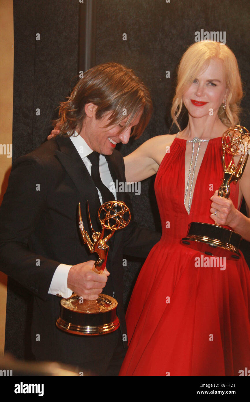 Keith Urban, Nicole Kidman 09/17/2017 The 69th Annual Primetime Emmy