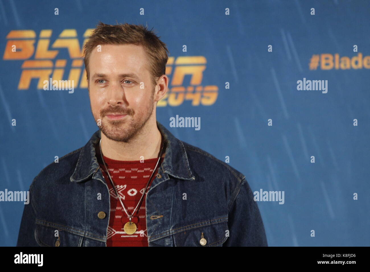 Madrid, Madrid, Spain. 19th Sep, 2017. Ryan Gosling attend 'Blade Runner 2049' photocall at Villa Magna Hotel on September 19, 2017 in Madrid, Spain. Credit: Jack Abuin/ZUMA Wire/Alamy Live News Stock Photo