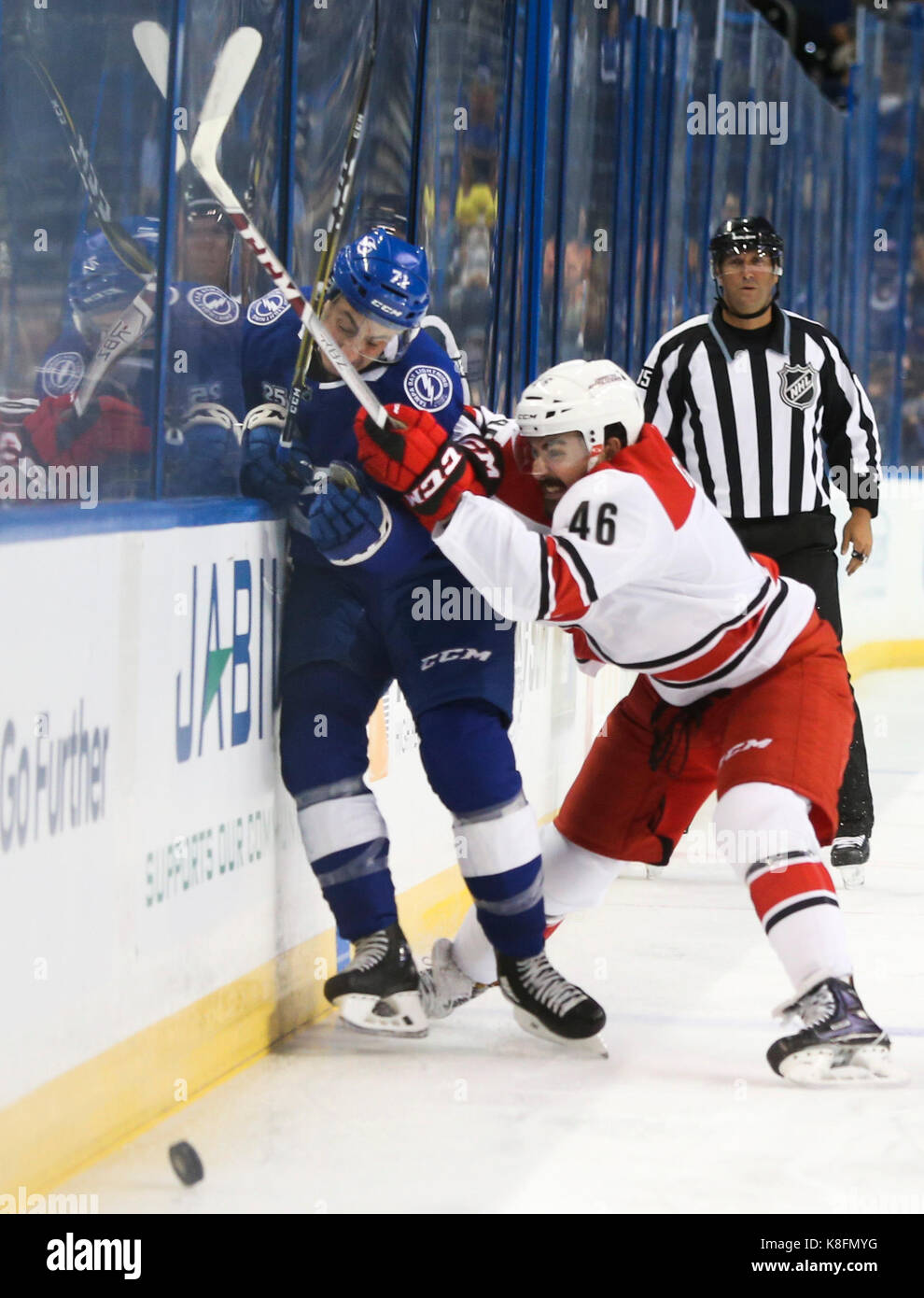 Tampa, Florida, USA. 19th Sep, 2017. Tampa Bay Lightning ANTHONY