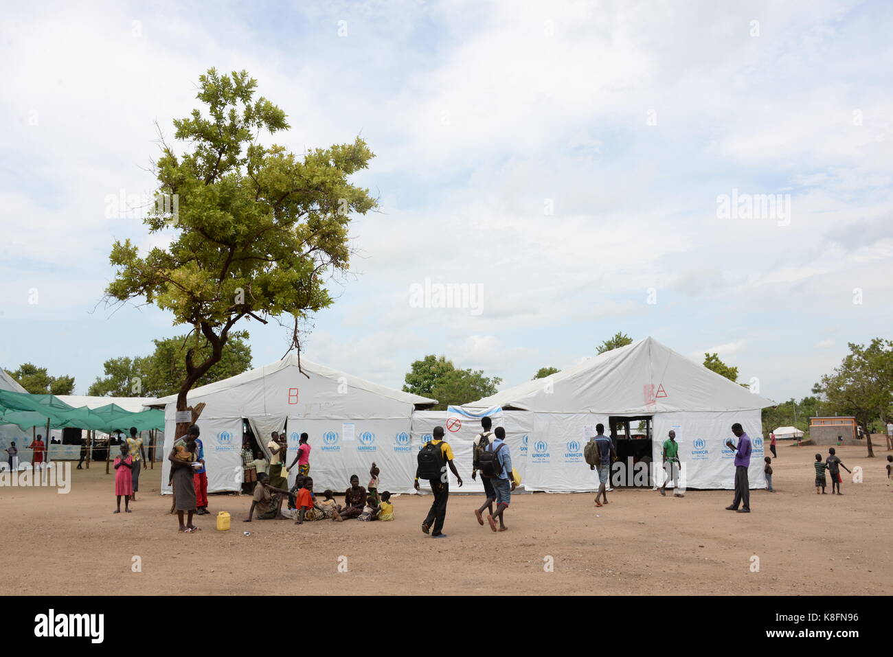 Imvepi, Uganda. 27th June, 2017. A South Sudanese refugees can be seen at the refugee settlement in Imvepi, Uganda, 27 June 2017. More than two million people have fled the civil war in South Sudan, one million of them in Uganda. Credit: Gioia Forster/dpa/Alamy Live News Stock Photo