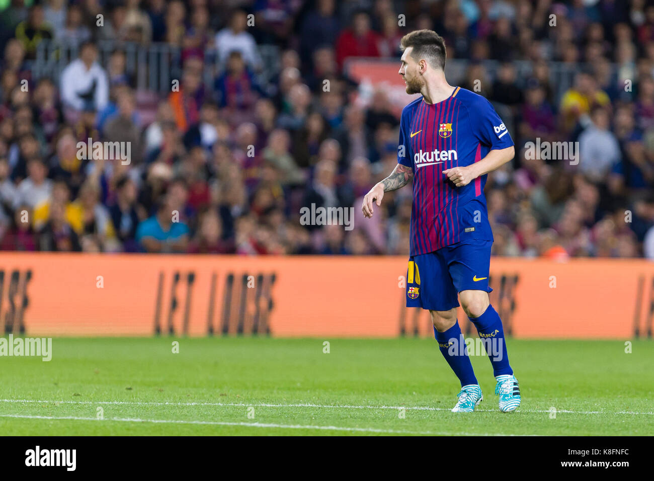 SPAIN - 19th of September: Lionel Messi of FC Barcelona during the