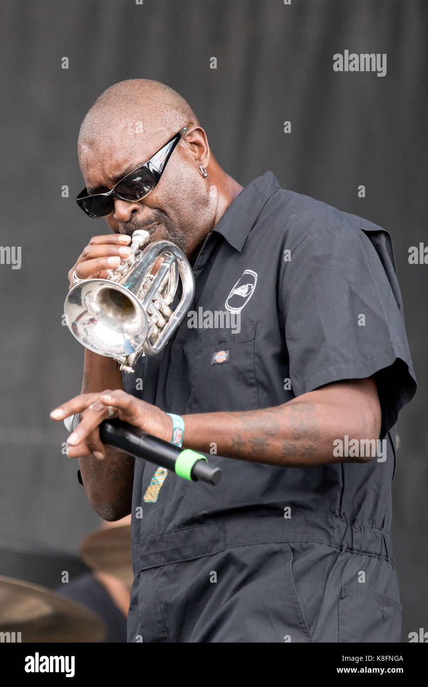 Chicago, Illinois, USA. 16th Sep, 2017. Dirty WALTER A. KIBBY II of  Fishbone during Riot Fest