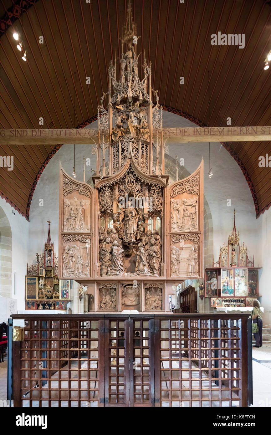 洋書 Der Creglinger Altar File:Tilman Riemenschneider, Altar of the Virgin, Creglingen