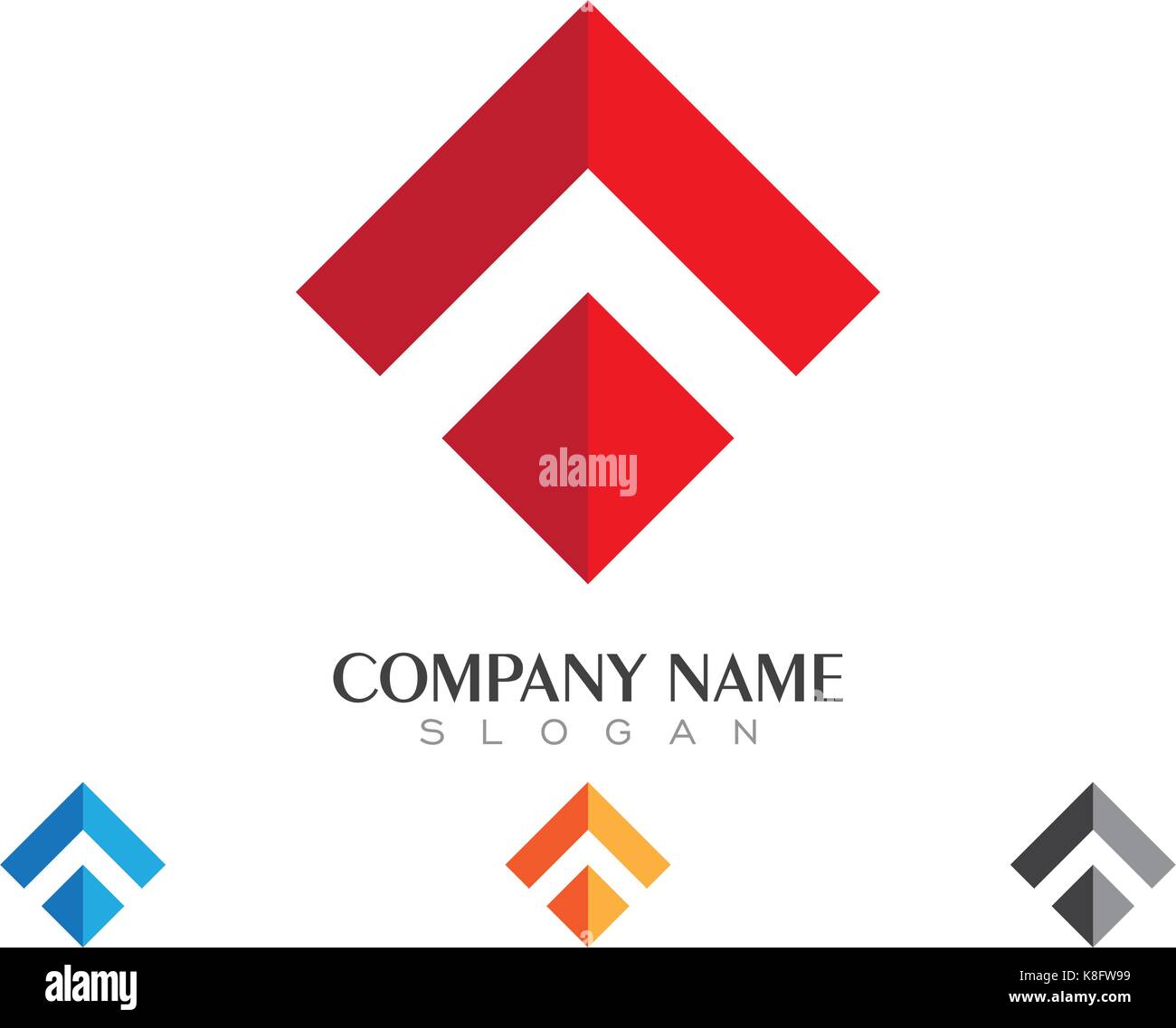 A Letter Logo Business Template Vector icon Stock Vector Image & Art ...