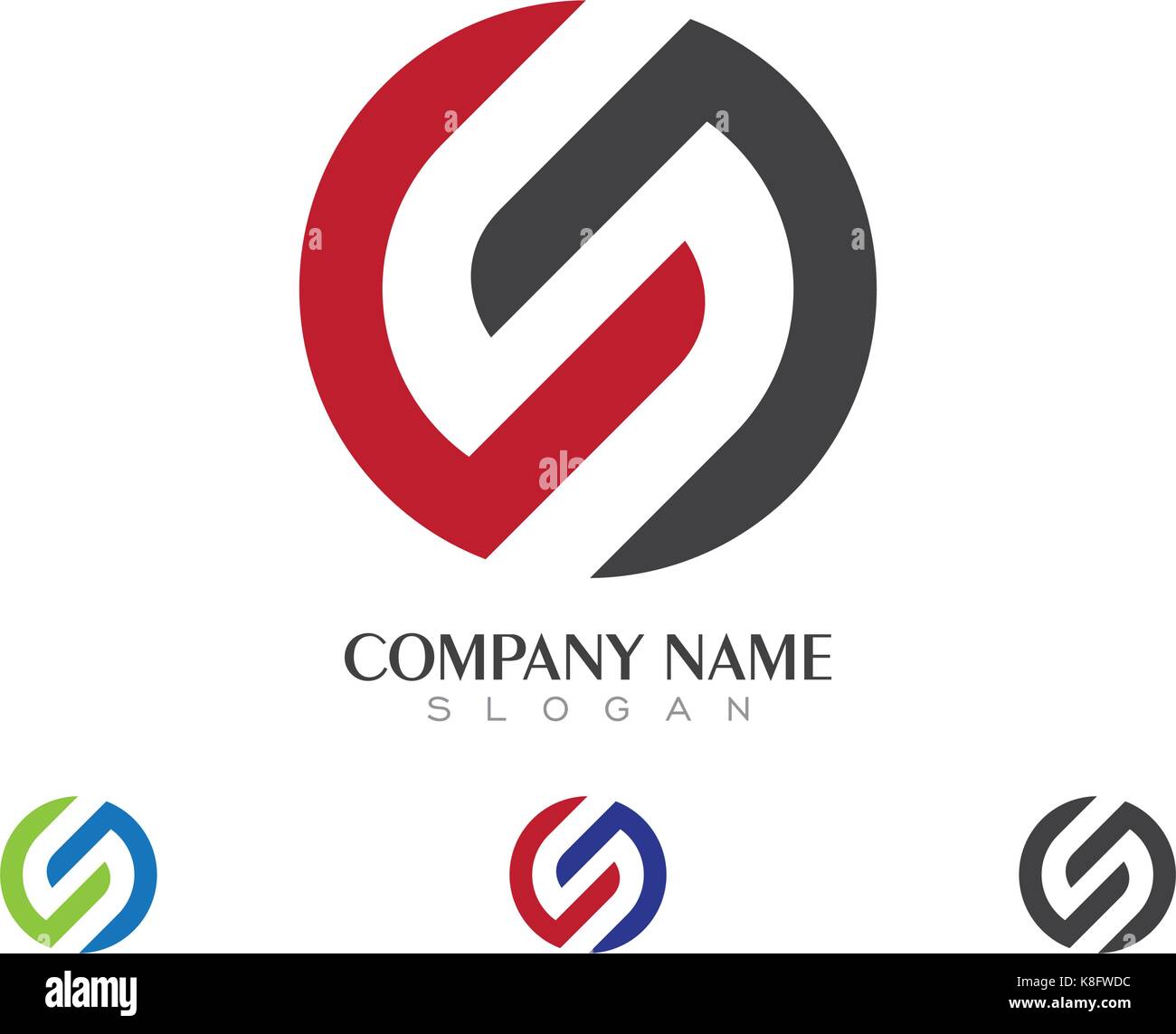 S Letter Logo Business Template Vector icon Stock Vector Image & Art ...