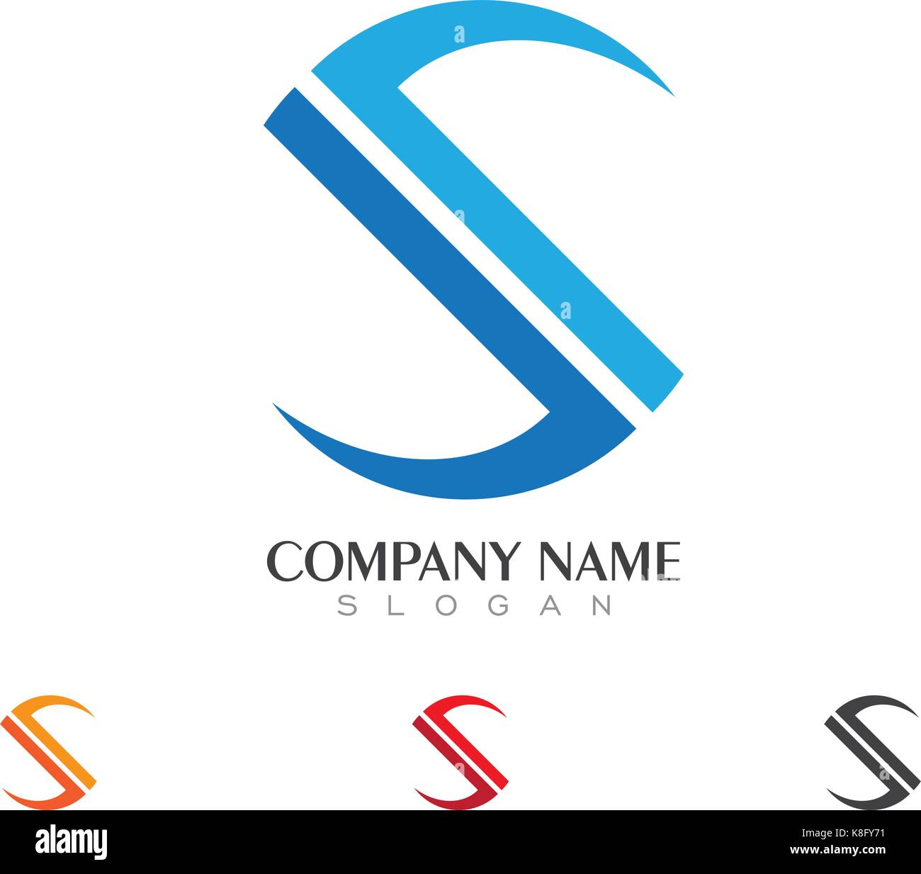 S Letter Logo Business Template Vector icon Stock Vector Image & Art ...
