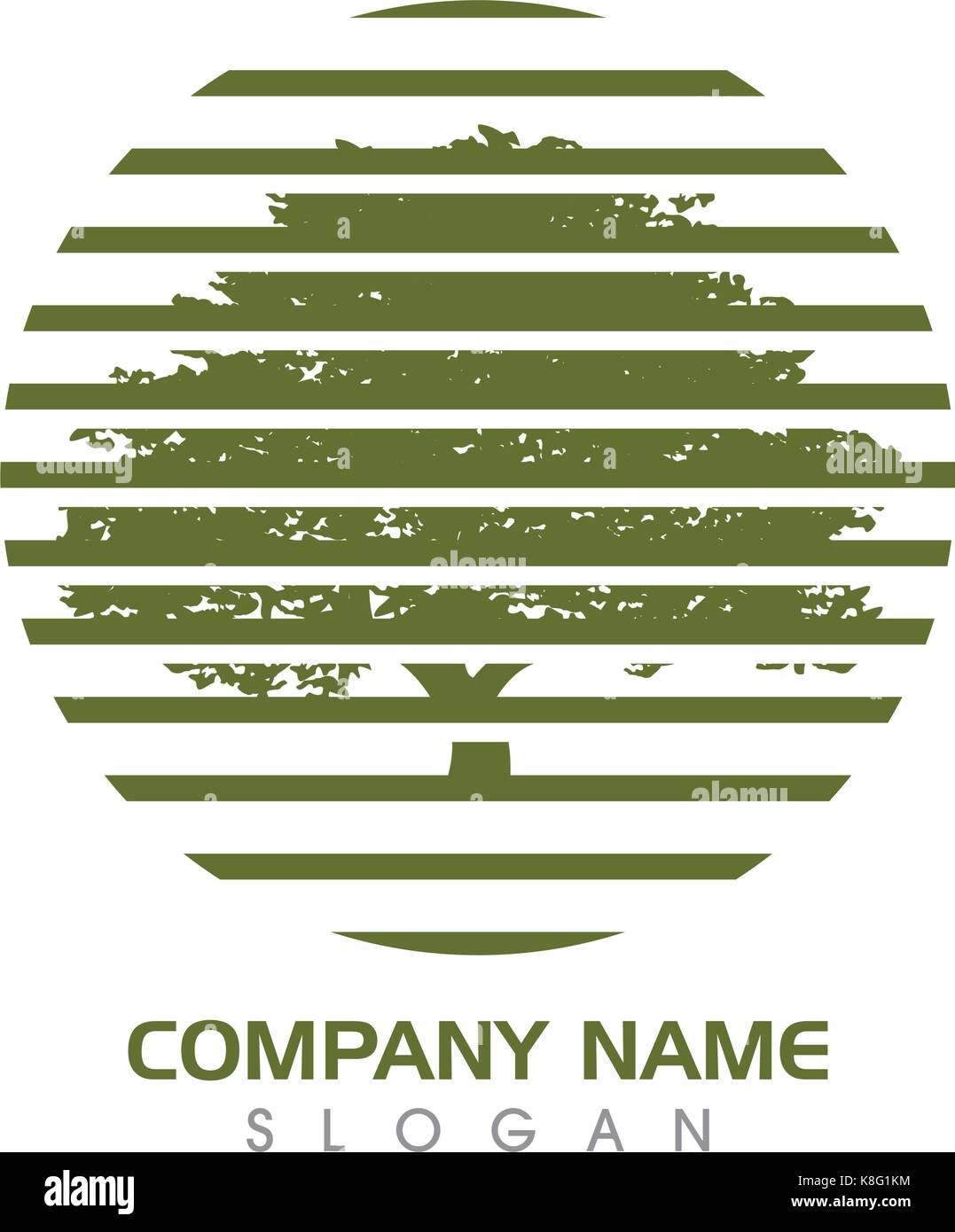 Tree icon logo template vector illustration Stock Vector Image & Art ...