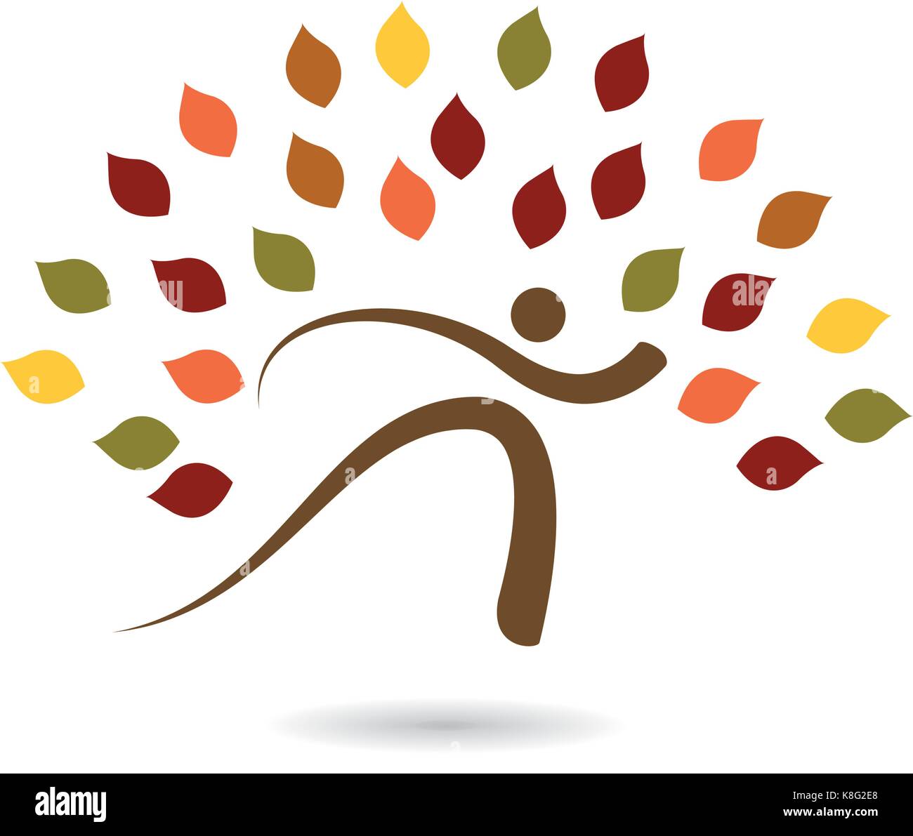 Tree icon logo template vector illustration Stock Vector Image & Art ...