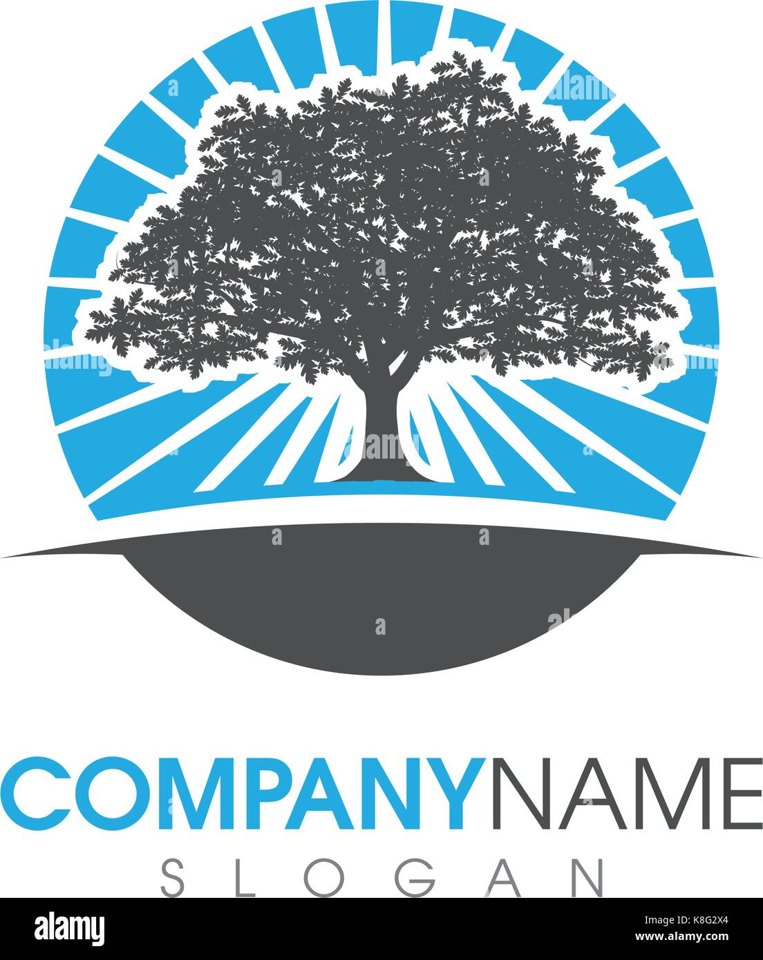 Tree icon logo template vector illustration Stock Vector Image & Art ...