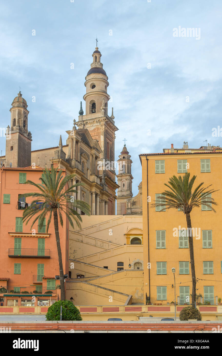 Menton France Stock Photo Alamy