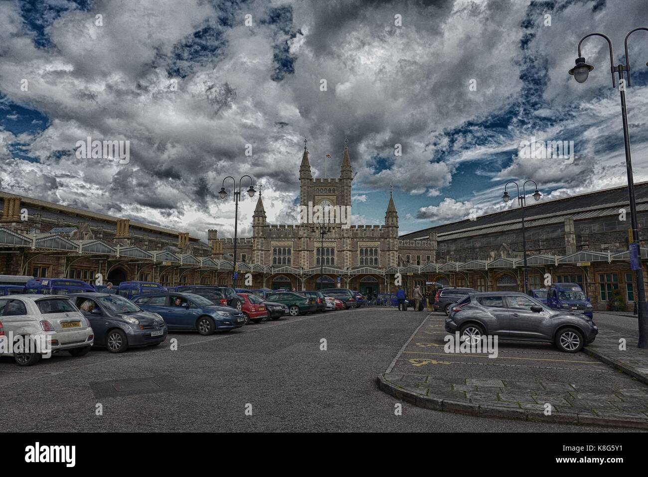 Bristol Temple Meads Rail Station HDR Stock Photo Alamy