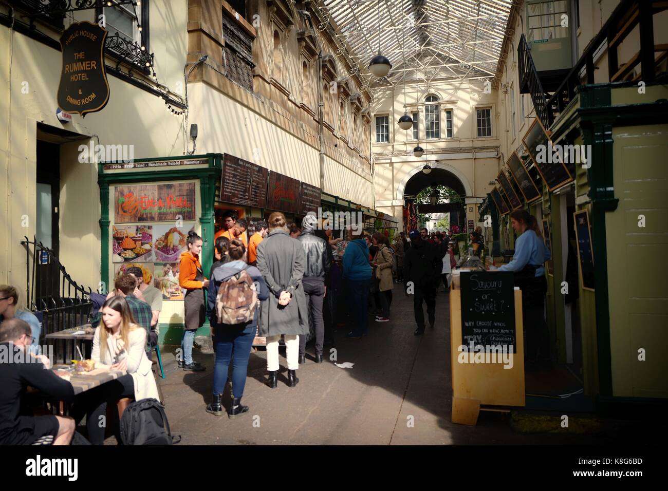 St Nicholas Market Bristol Stock Photo Alamy