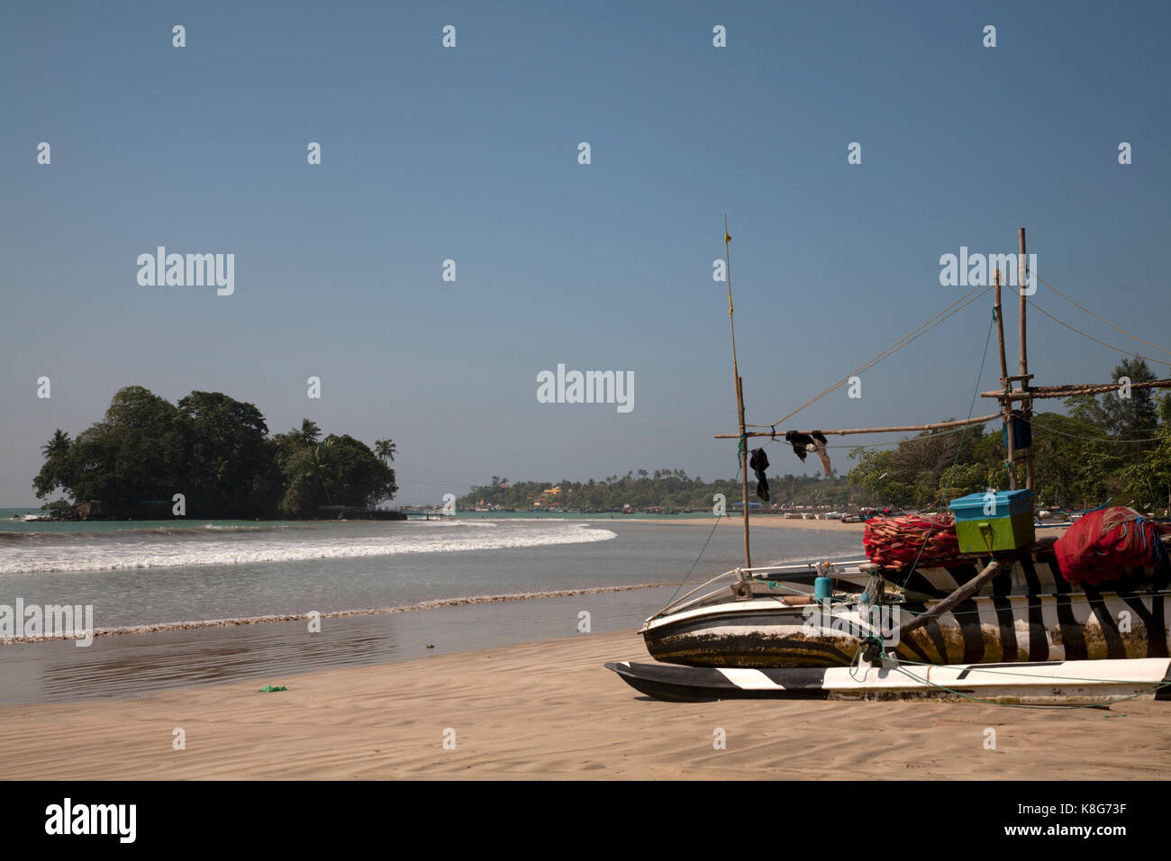 taprobane island weligama bay southern province sri lanka Stock Photo