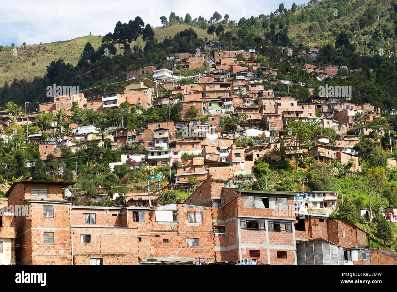 Slum Medellin, Colombia Stock Photo Alamy