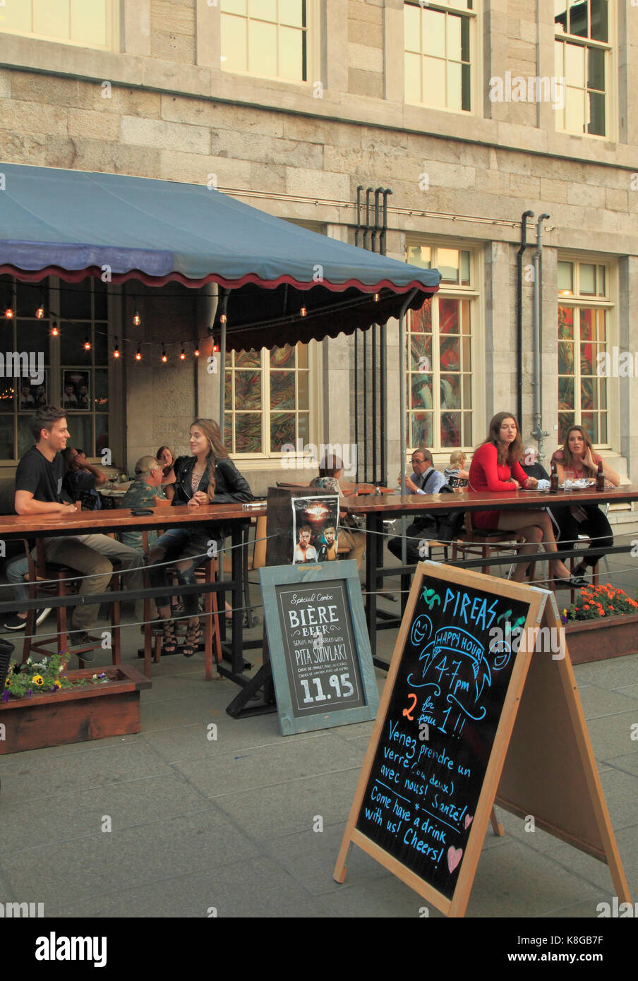 Old Montreal Cafe High Resolution Stock Photography and Images Alamy