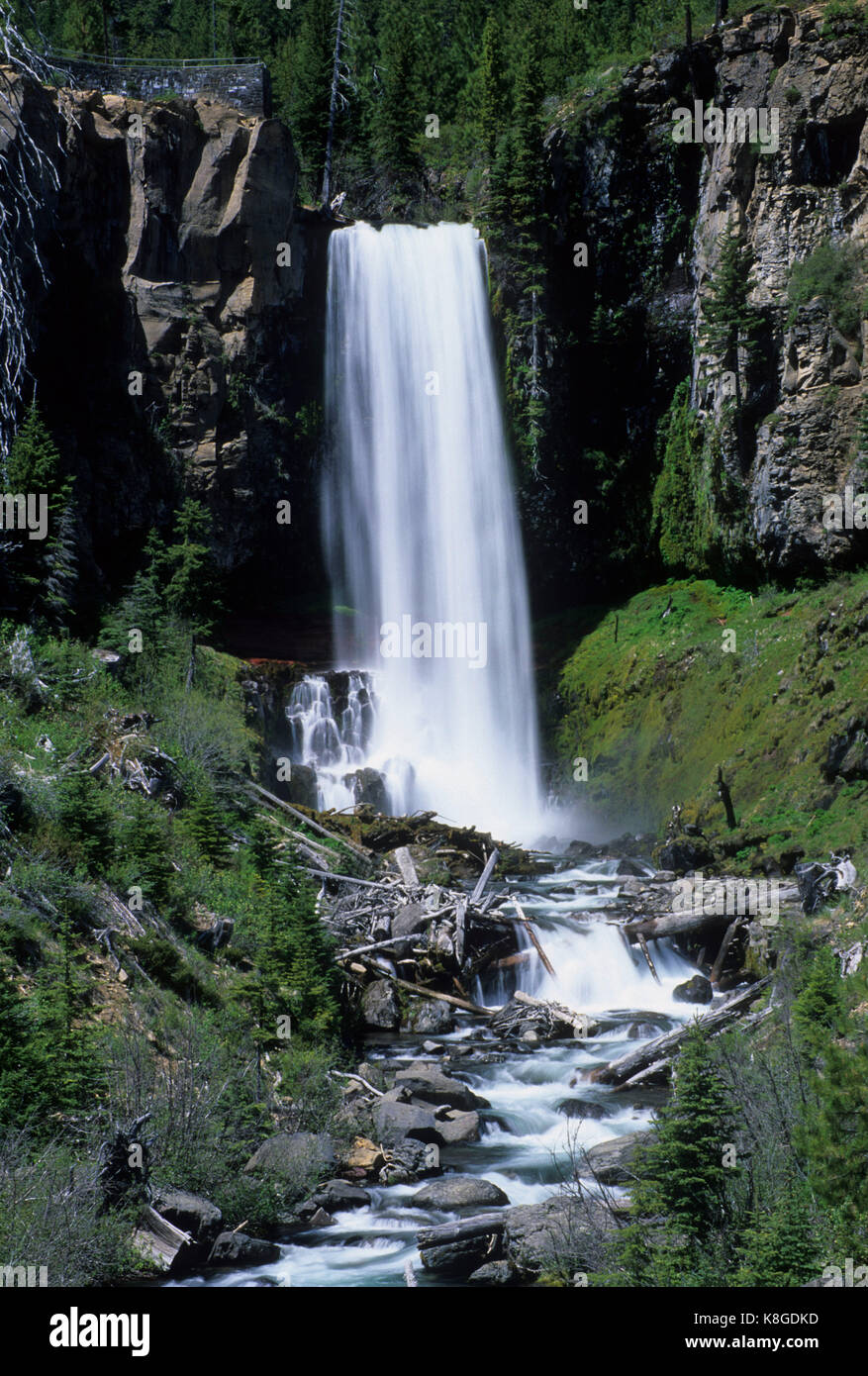Tumalo Falls, Deschutes National Forest, Oregon Stock Photo - Alamy