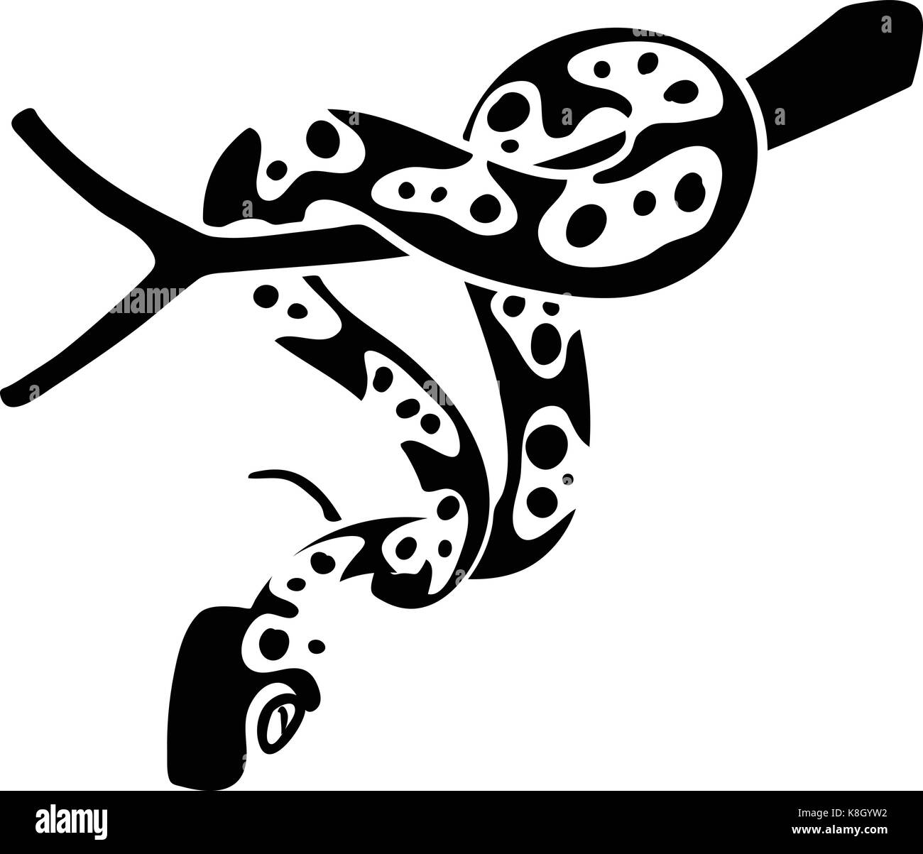 Ball python logo hi-res stock photography and images - Alamy