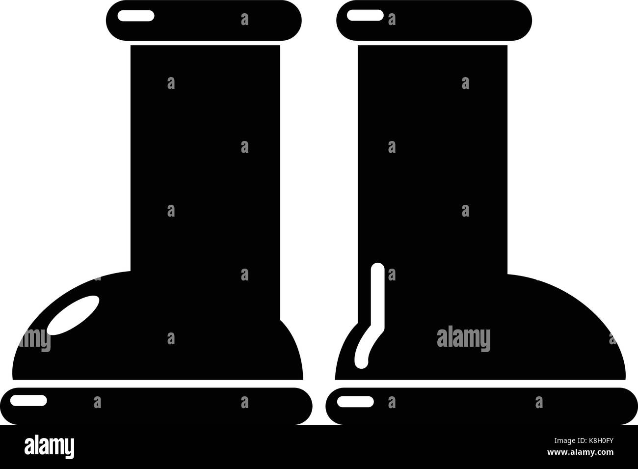 Rubber garden boots icon , simple style Stock Vector Image & Art - Alamy