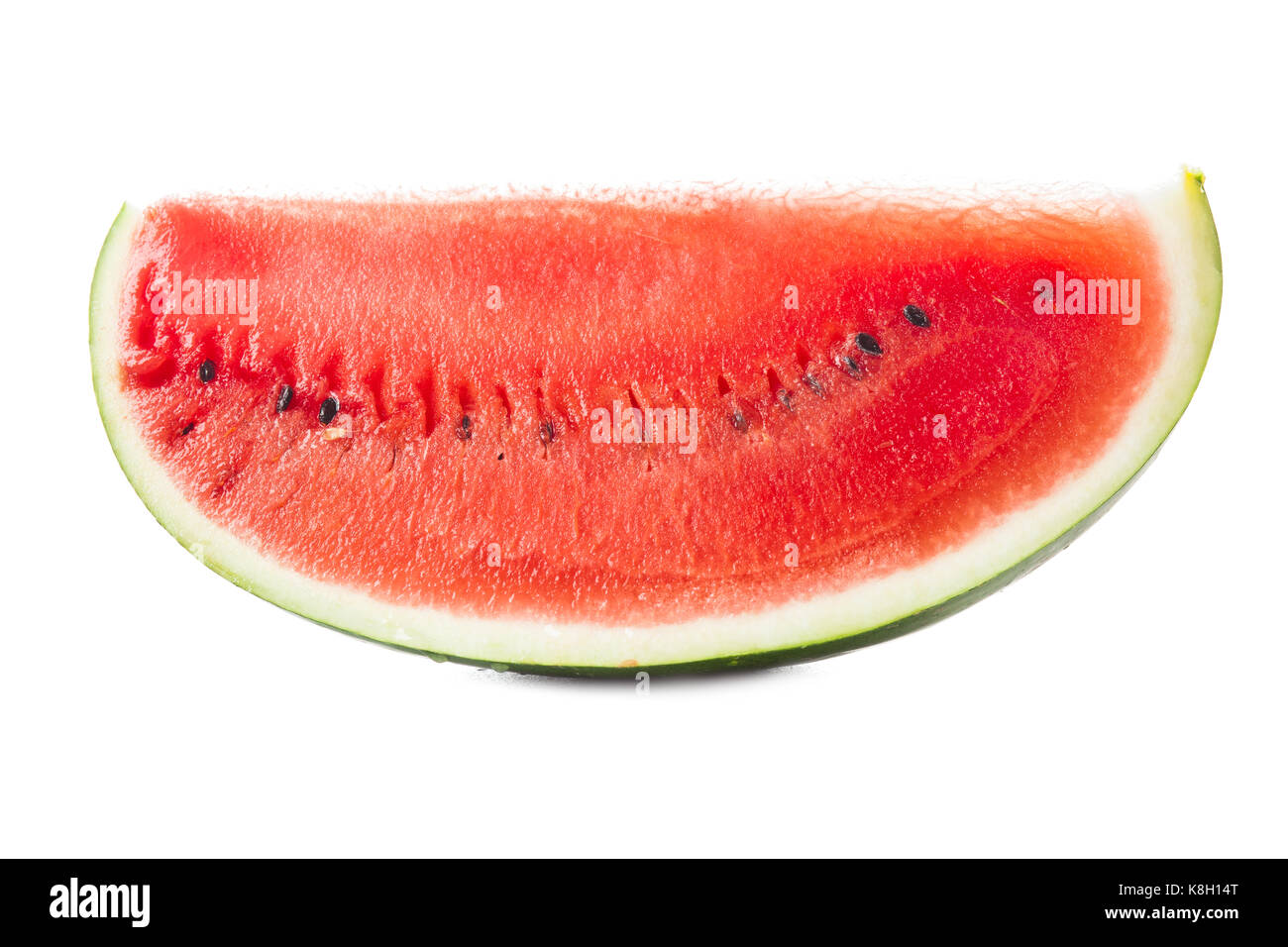 Ripe juicy watermelons isolated on white background Stock Photo