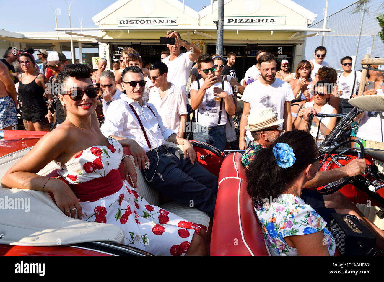 American classic car Cruise Summer Jamboree Senigallia Stock Photo