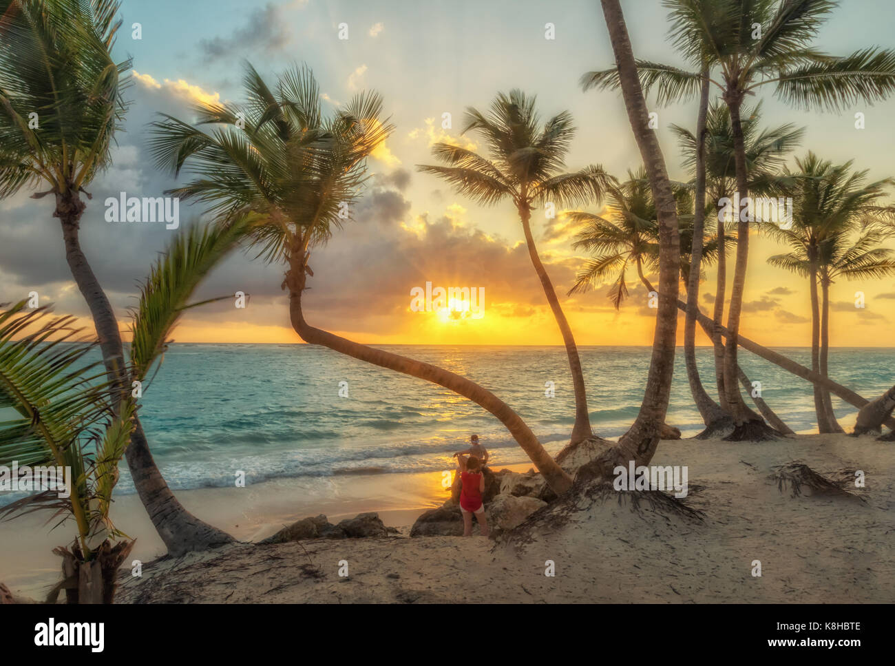 Punta Cana in the Dominican Republic. Stock Photo