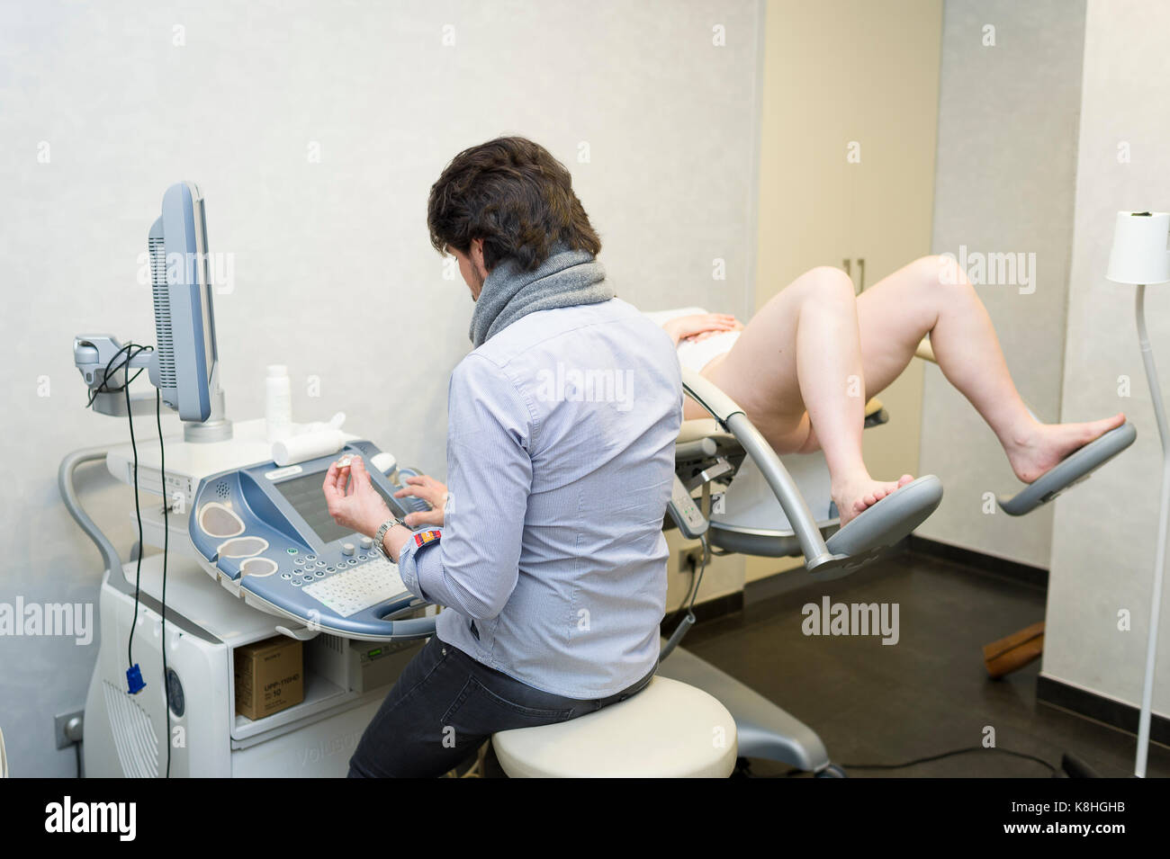 Gynecology Exam Not Pregnant High Resolution Stock Photograph