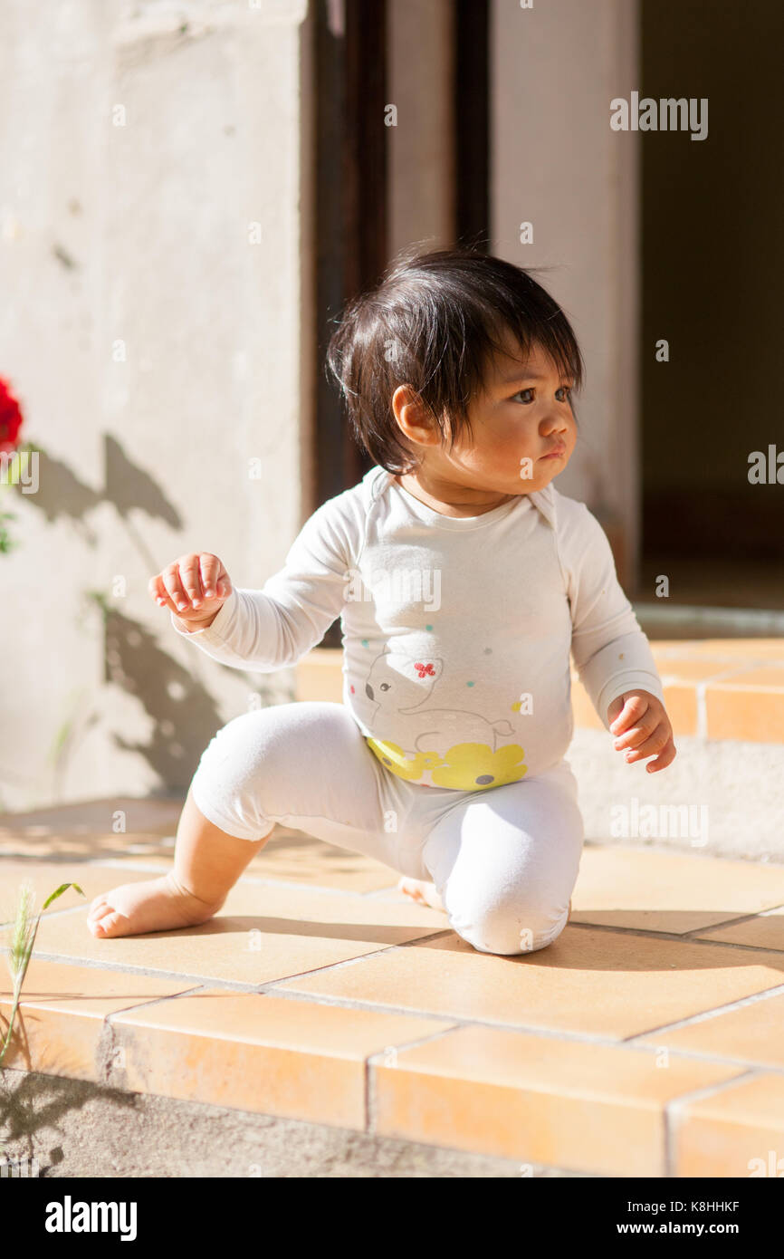 BABY GIRL Stock Photo