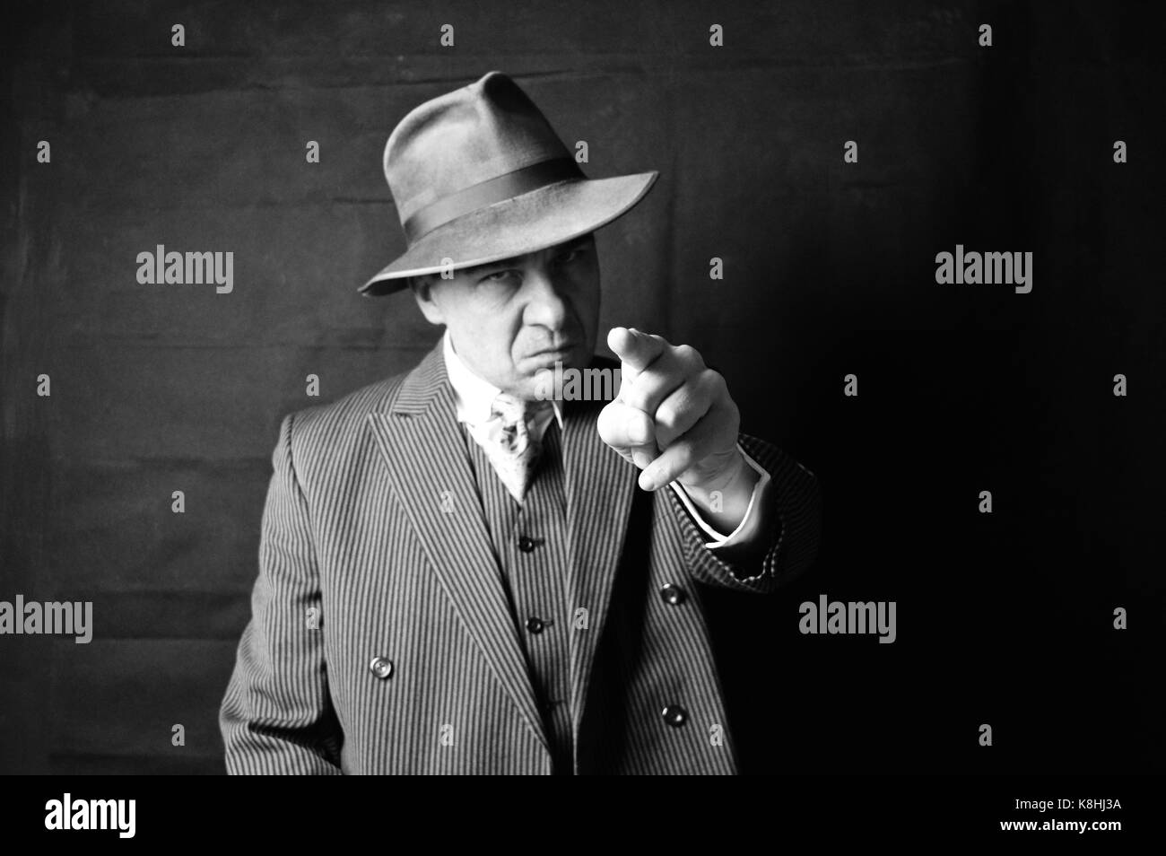 Mob boss Black and White Stock Photos & Images - Alamy