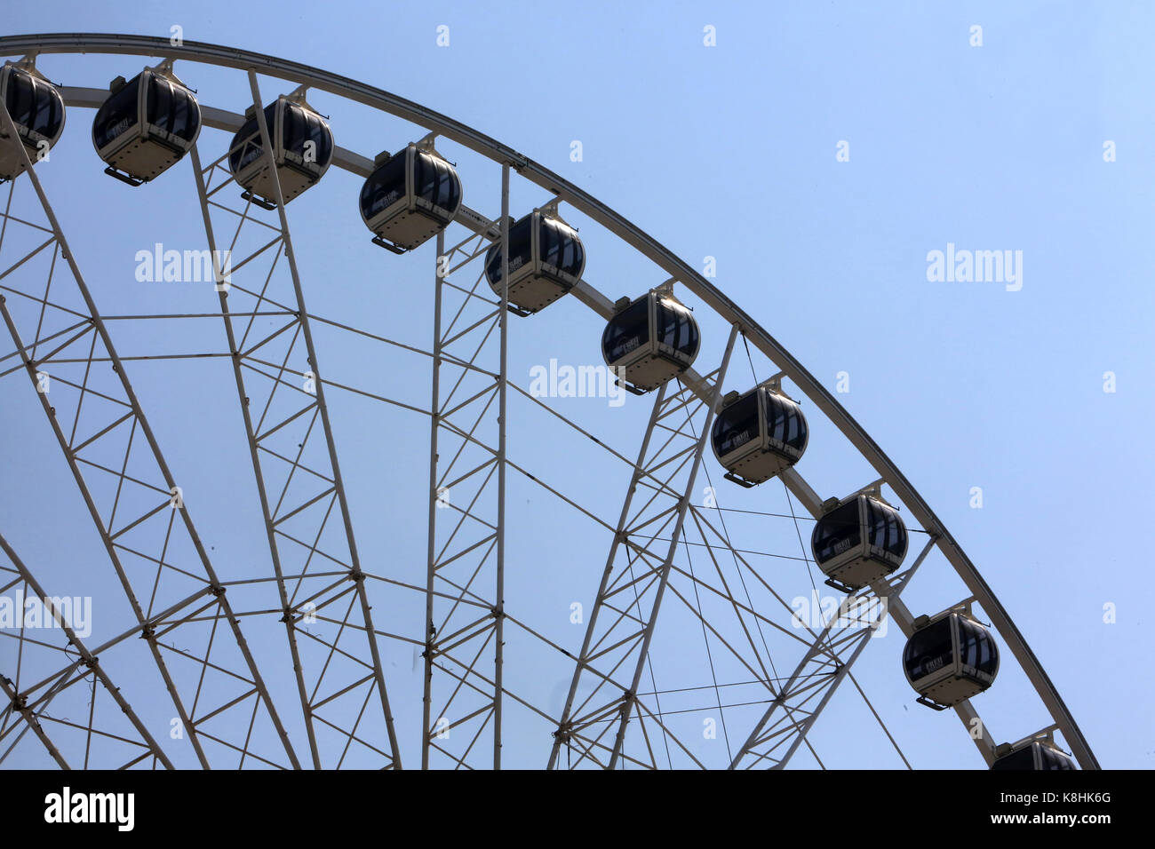 Ferris wheel. emirate of abu dhabi. Stock Photo