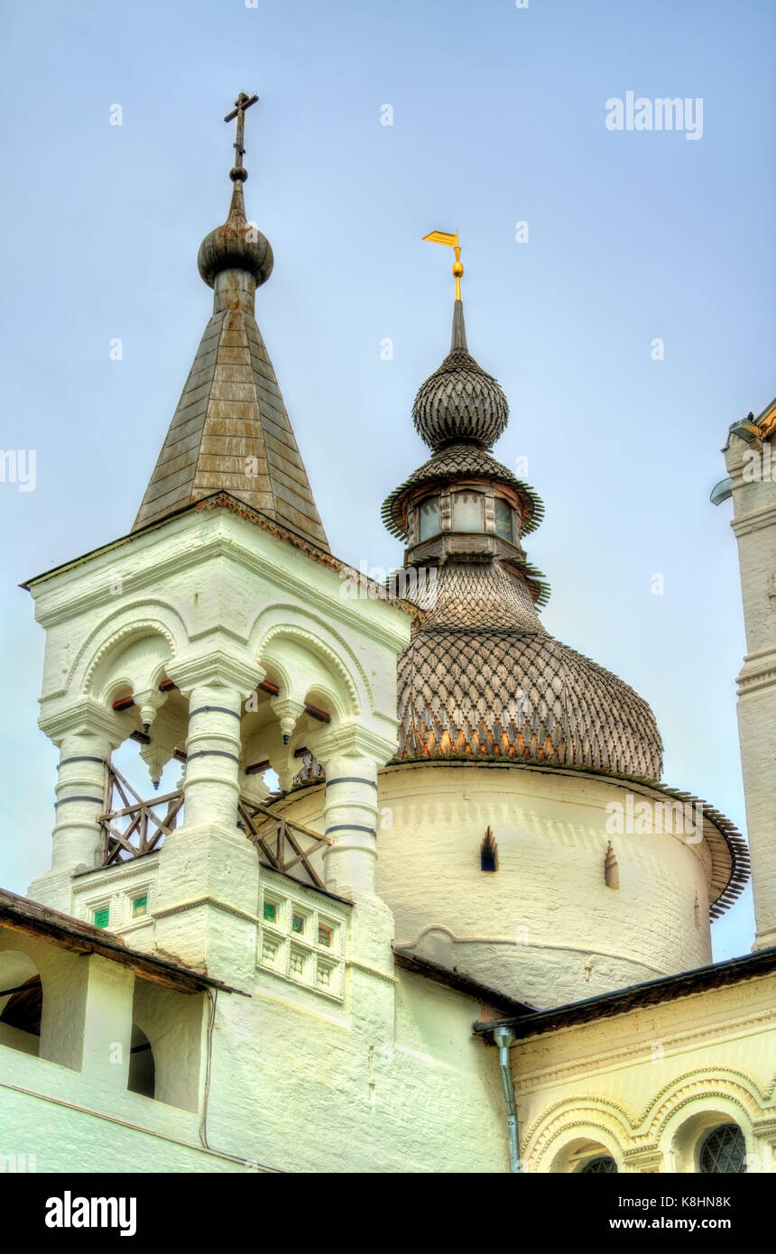 Rostov Kremlin, the Golden Ring of Russia Stock Photo