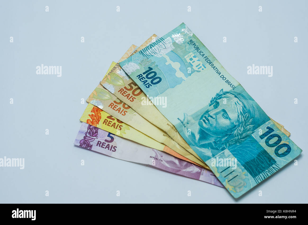 50 Reais notes, Currency of Brazil Stock Photo - Alamy