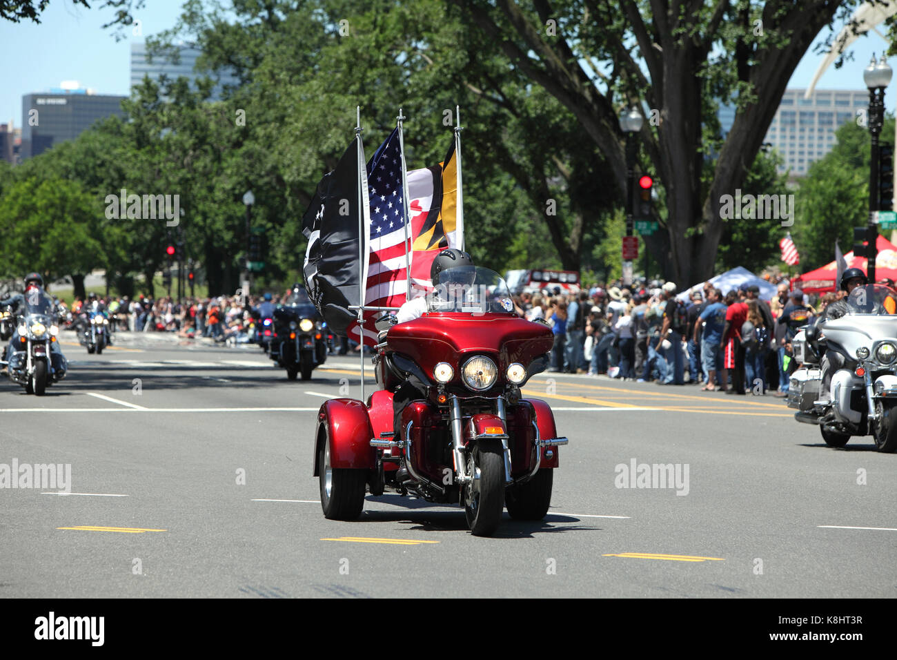 Motorcycle memorial biker rally hi-res stock photography and images - Alamy