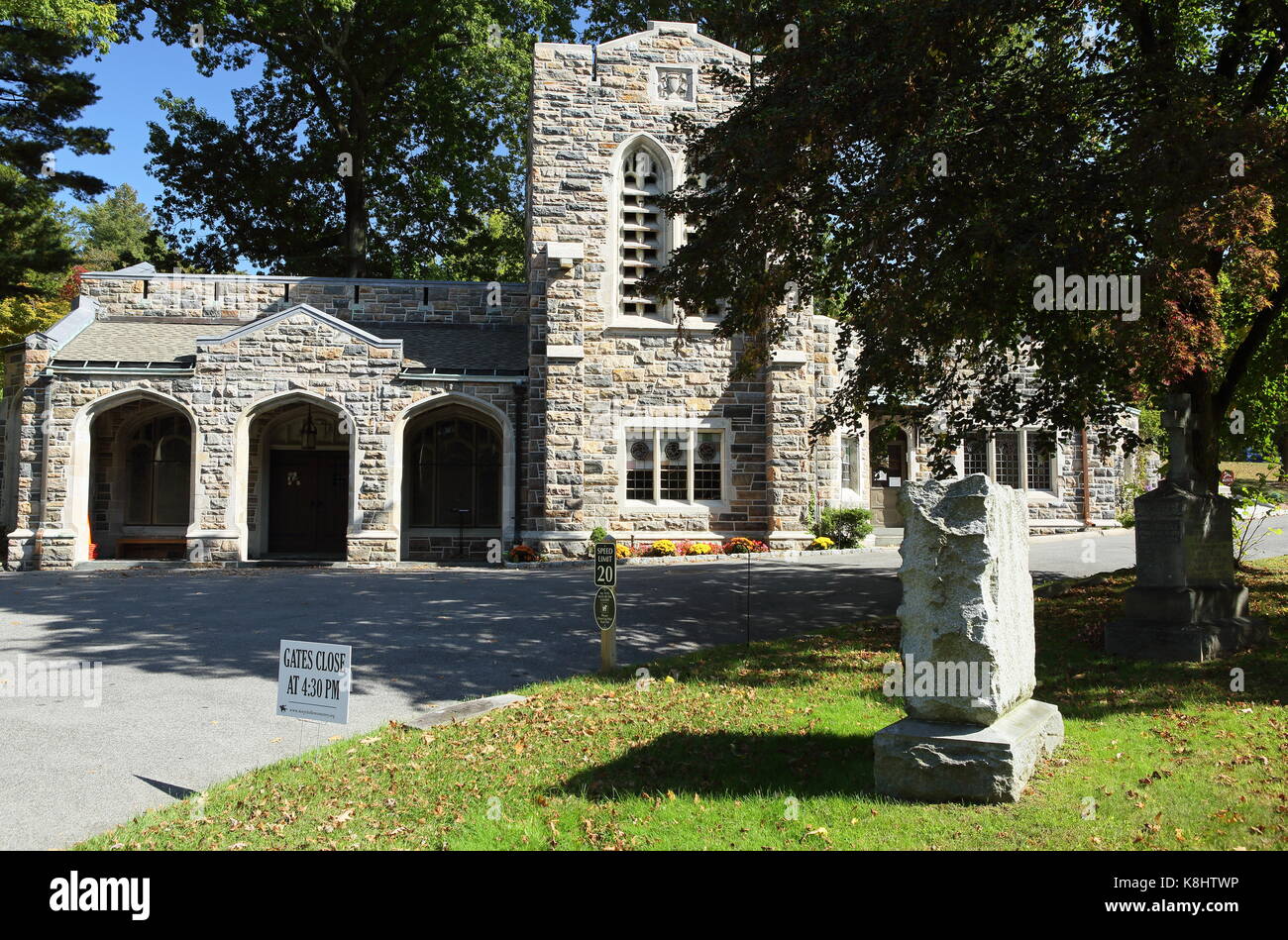 Sleepy Hollow Cemetery in Sleepy Hollow, New York on October 13, 2013
