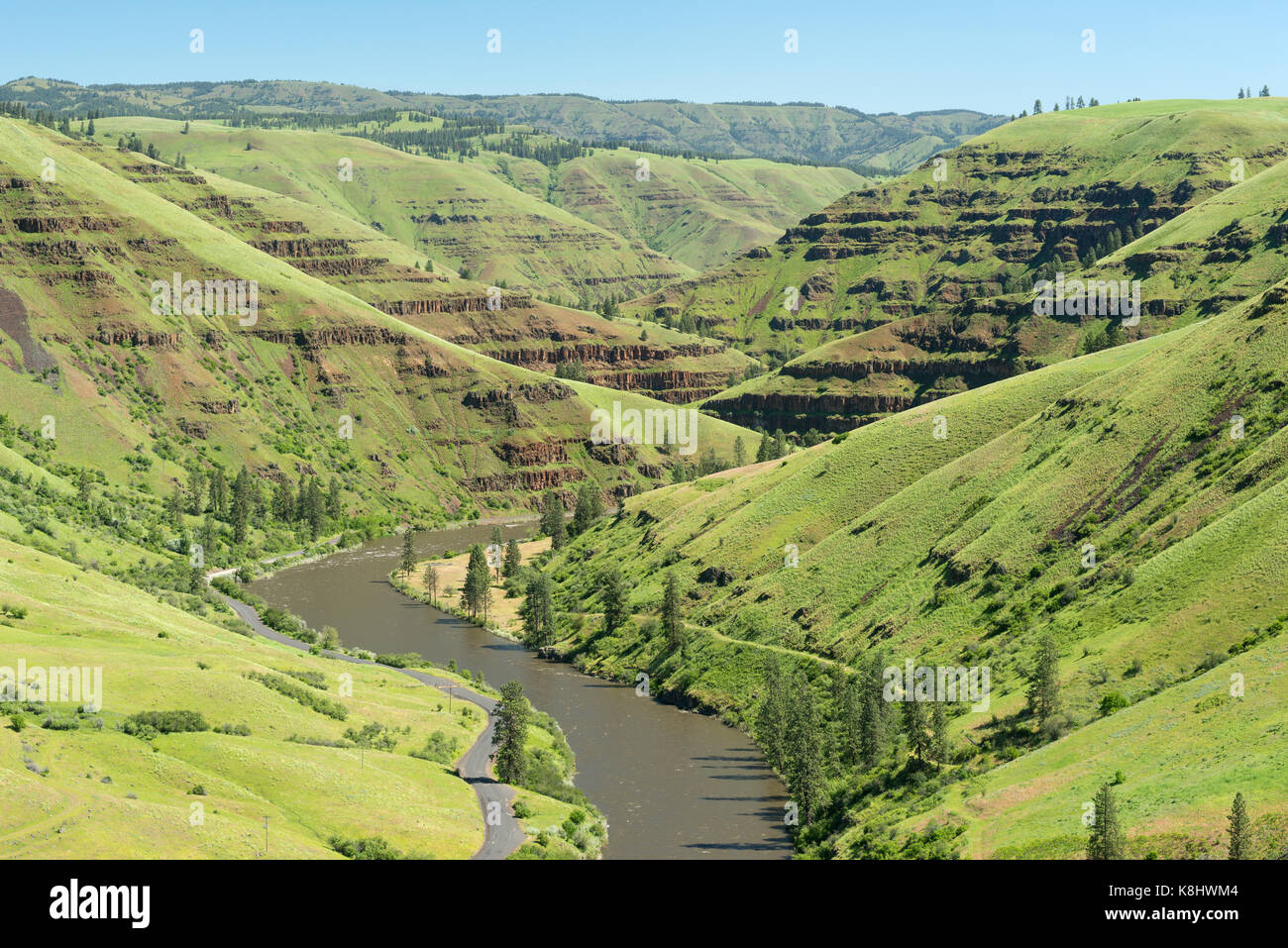 Grande Ronde River in Northeast Oregon Stock Photo Alamy