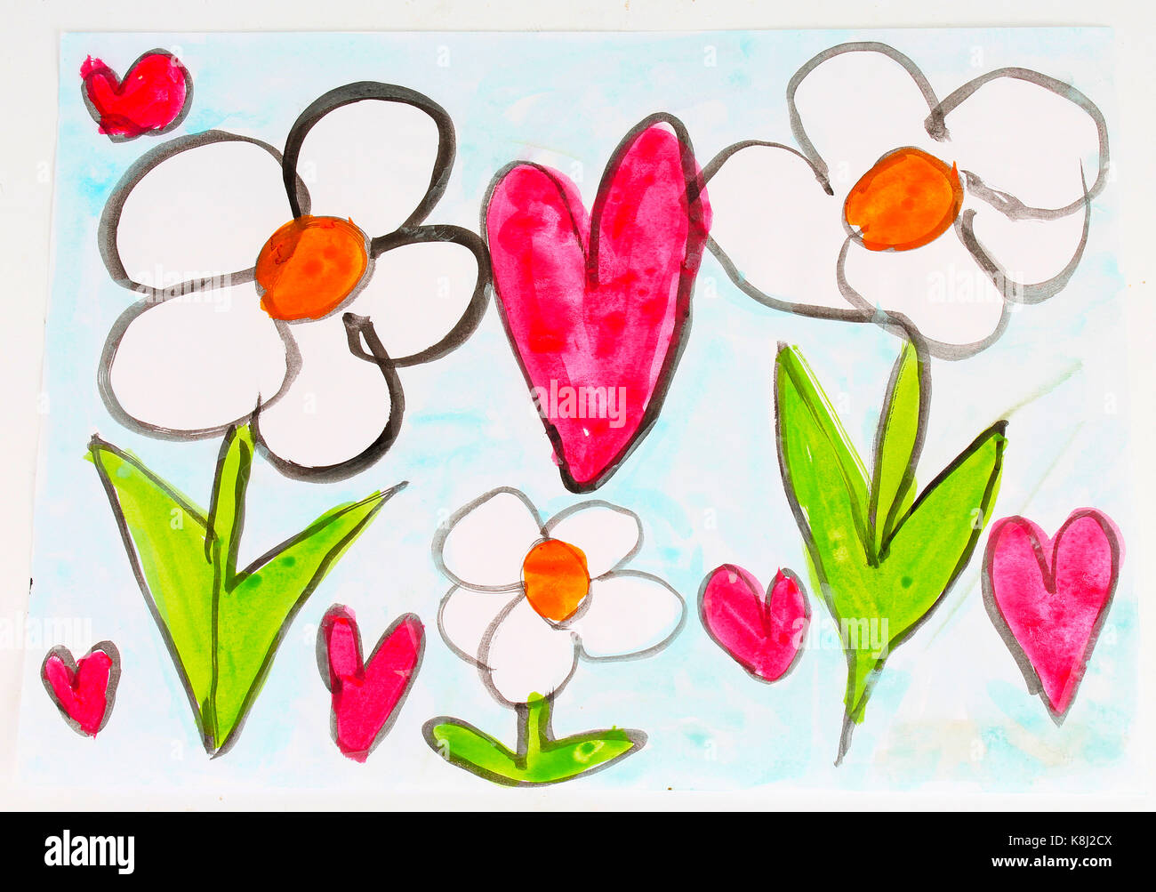 Child Draw For Mother S Day Children Drawings Kid S Draws Stock Photo Alamy,Diy Gifts For Friends During Quarantine