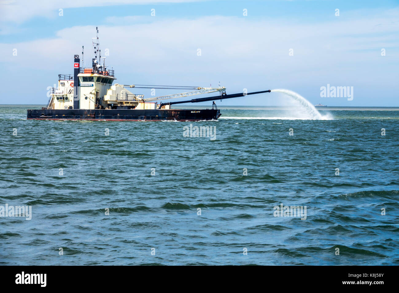 North Carolina,NC,Outer Banks,Ocracoke Island,Pamlico Sound,dredging ...