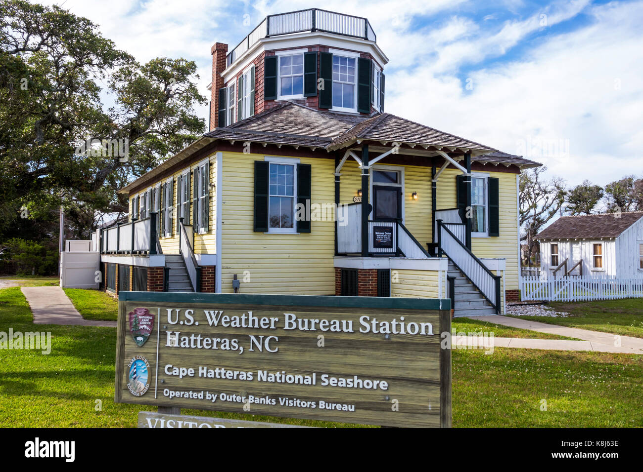 North Carolina, NC, Outer Banks, Hatteras Island, Cape Hatteras Stock