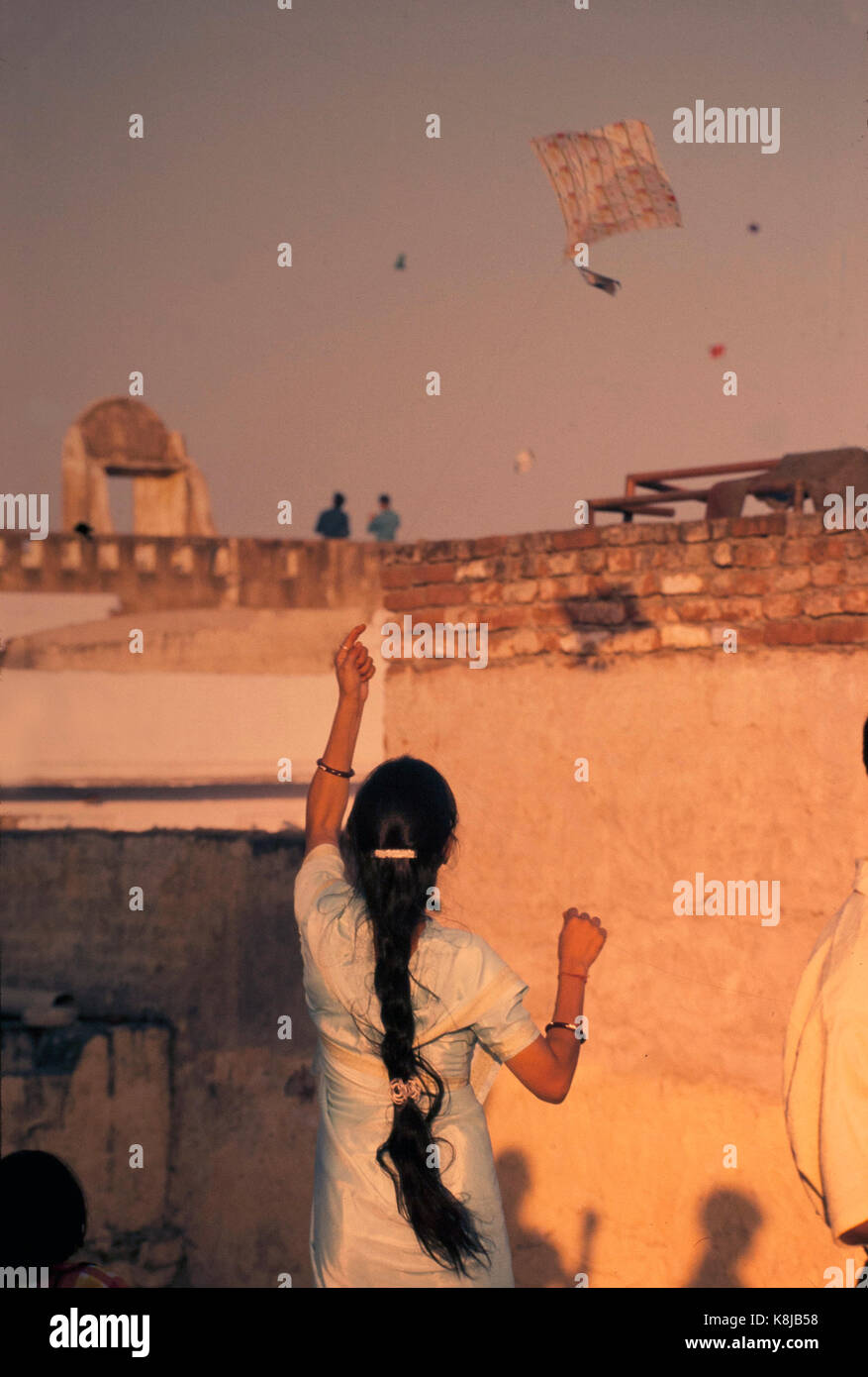Kite day Jaipur India Stock Photo Alamy