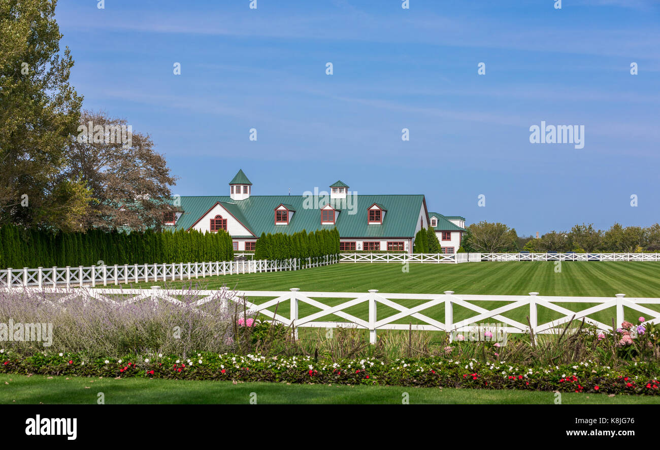 Horse farm in Bridgehampton, ny Stock Photo Alamy