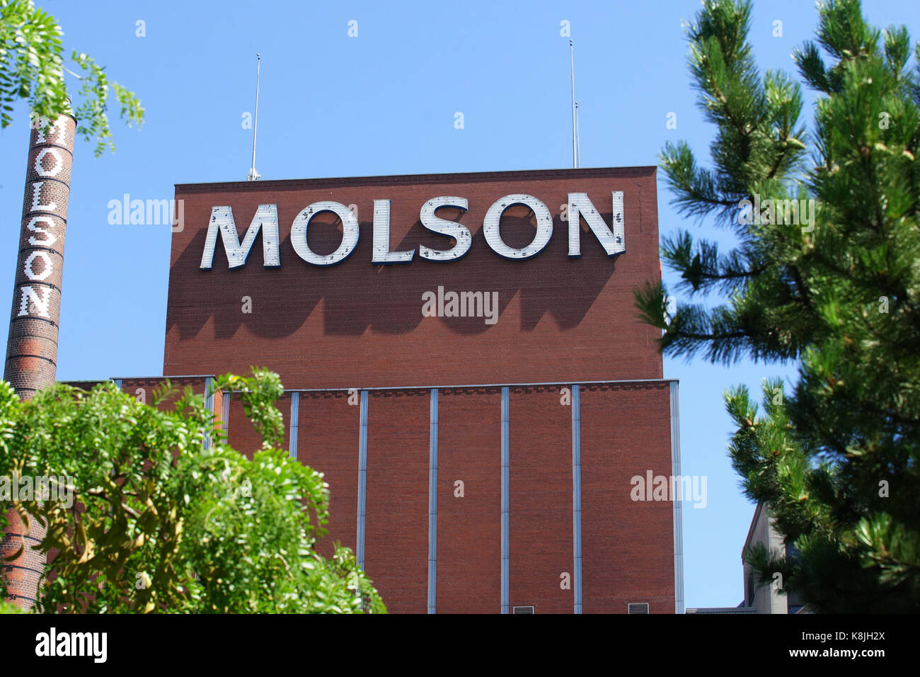 Montreal,Canada, July 7, 2017. North-America's oldest brewery Molson.Credit Mario Beauregard/Alamy Live News Stock Photo