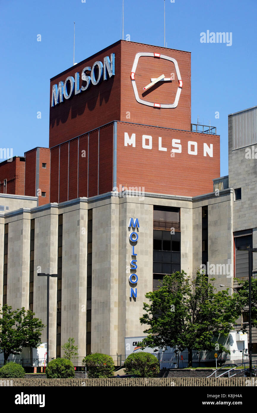 Montreal,Canada, July 7, 2017. North-America's oldest brewery Molson.Credit Mario Beauregard/Alamy Live News Stock Photo