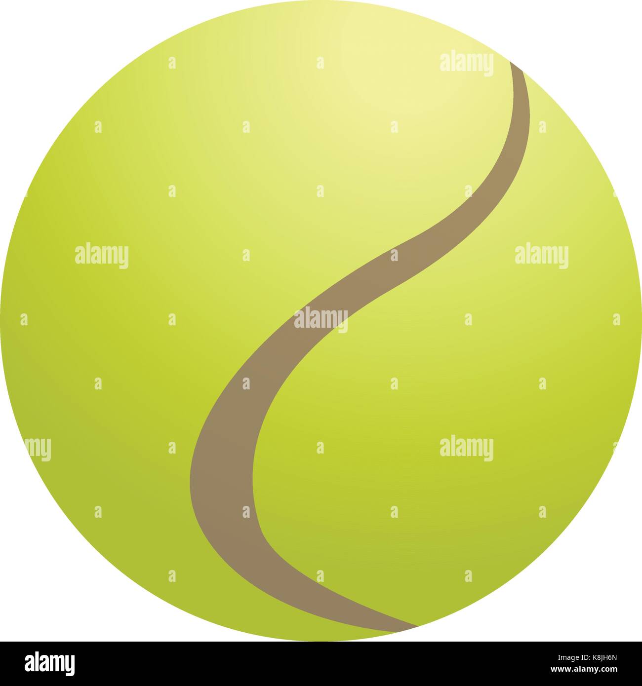 Isolated tennis ball Stock Vector Image & Art - Alamy