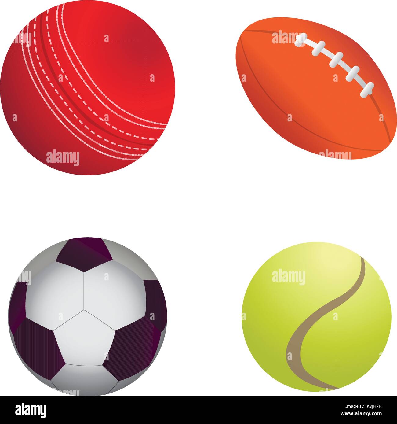 Set of sport balls Stock Vector Image & Art - Alamy