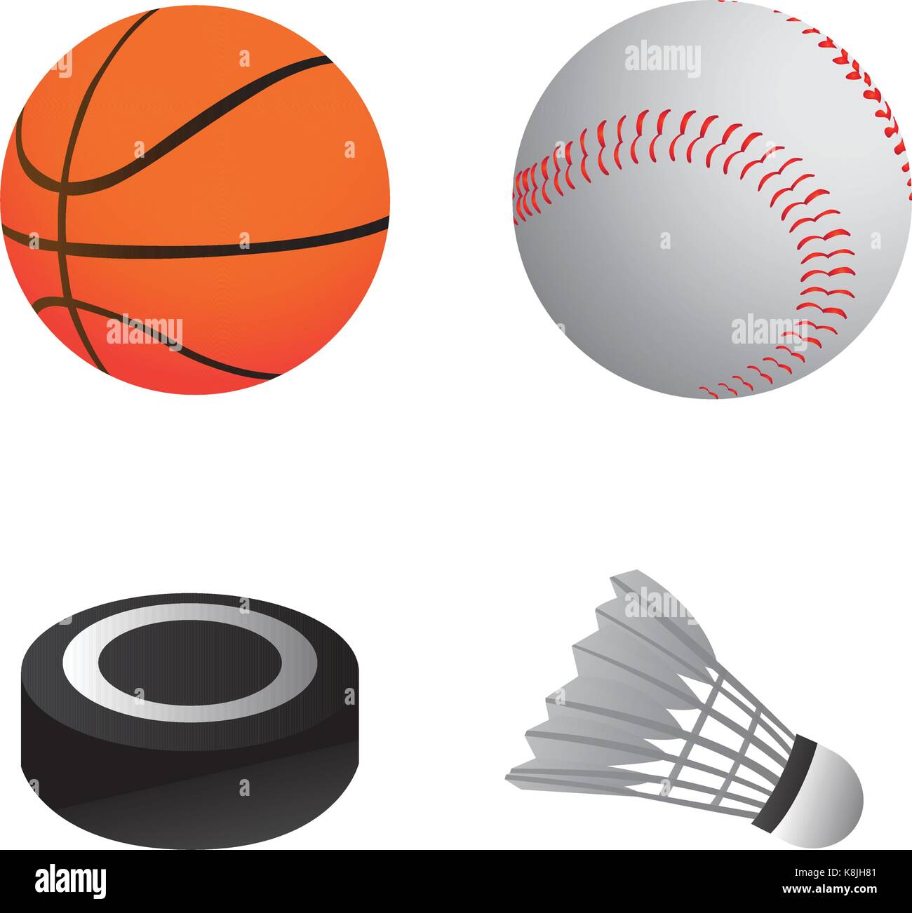 Set of sport balls Stock Vector Image & Art - Alamy