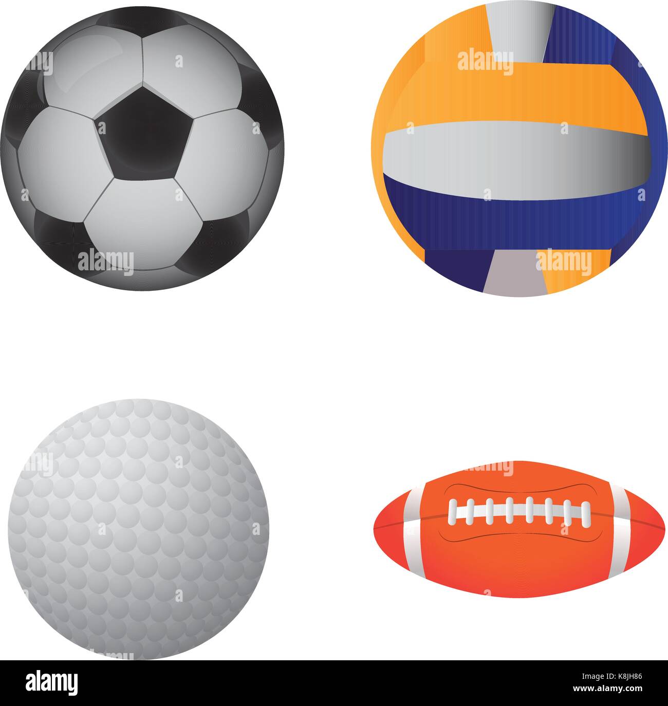 Set of sport balls Stock Vector Image & Art - Alamy