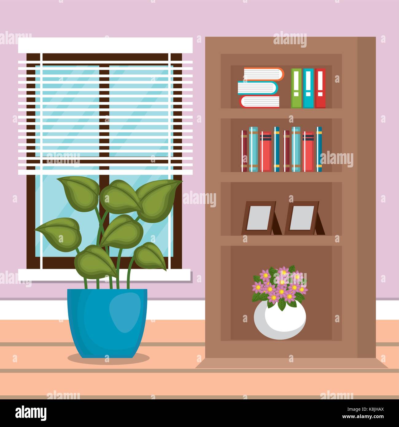 living room scene icon vector illustration design Stock Vector Image ...
